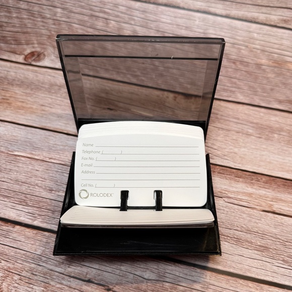 Vintage Rolodex S-300C Covered Card File  | Mid-Century Office Storage - Picture 3 of 7